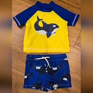 Carter's Baby Shirt & Shorts Swim Set